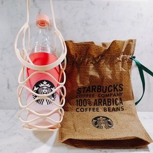 19' STARBUCKS Summer Sunset bottle w/ netbag